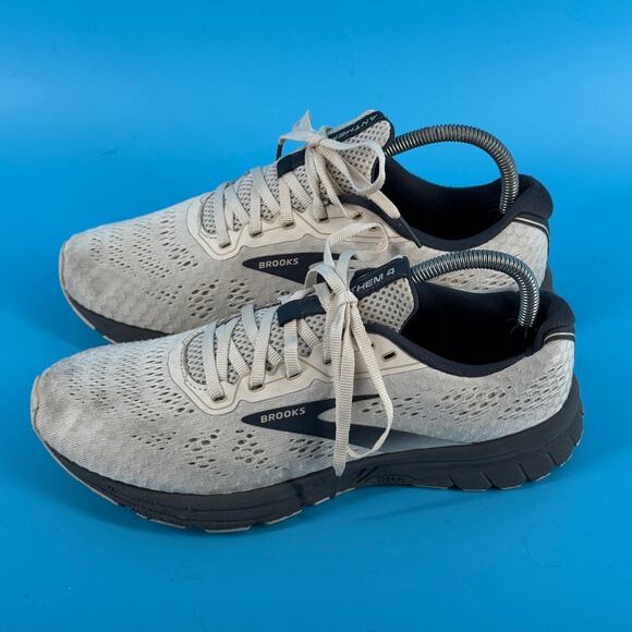 Brooks Anthem 4 Running Shoes Mens 10 Gray Black Cushion Sneakers Athletic - Picture 4 of 11